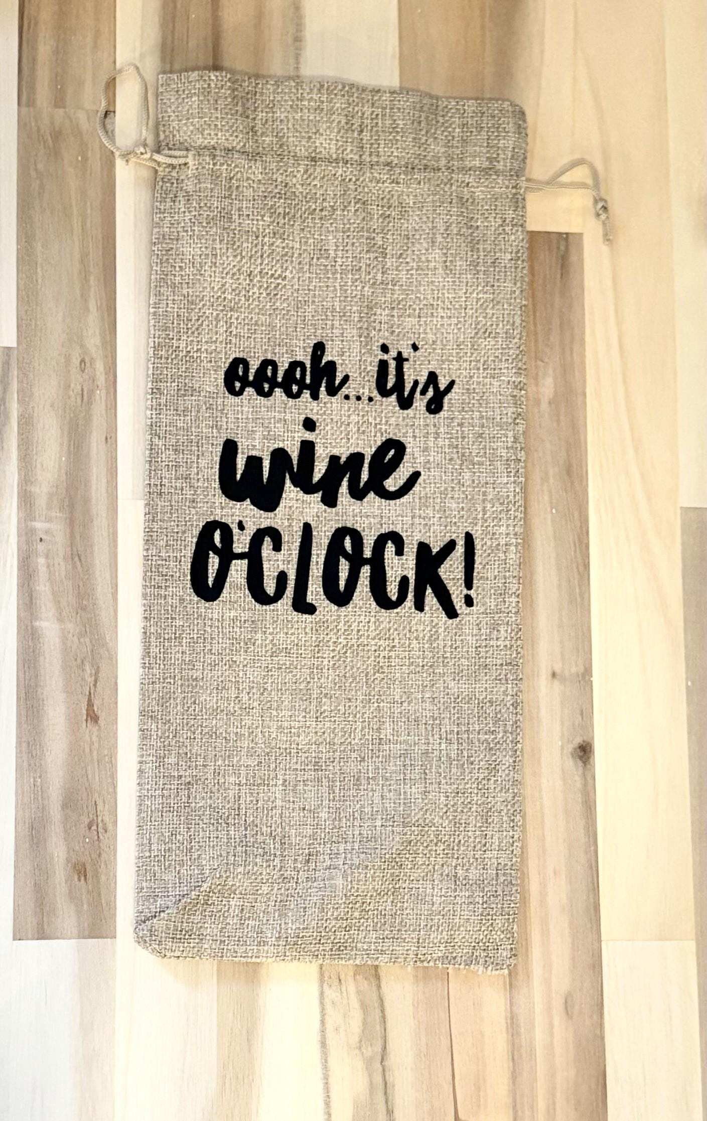 Bachelorette Gift, Custom Wine Bag, Wedding Day Gift, Mothers Day Gift, Custom Vinyl, Wine, White Elephant, Birthday, Burlap, Mom Gift