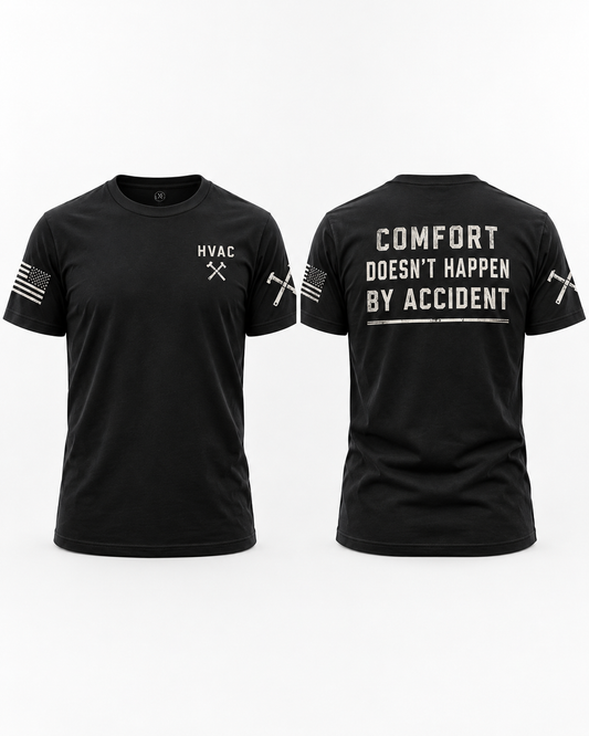 HVAC-Comfort Doesn't Happen By Accident T-Shirt