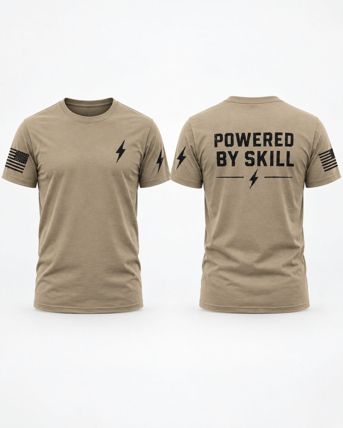 Electrician-Powered By Skill T-Shirt